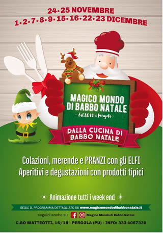 la cucina di babbo natale